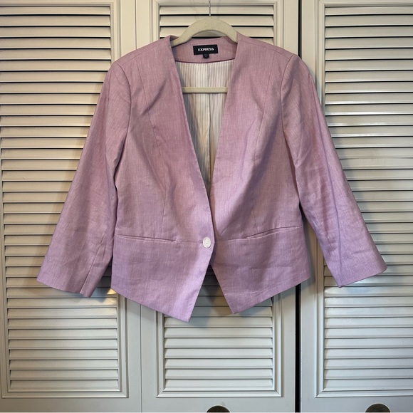 Express Jackets & Blazers - Express Women's Lavender Blazer